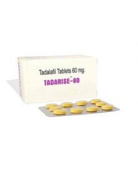 Comprar Cialis genérico em Portugal: Tadarise 60 mg Tab com 1 tira x 10 pílulas de Tadalafil